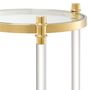 Casa Padrino Beistelltisch / Blumentisch Gold  41 x H. 90,5 cm - Luxus Qualit�t