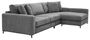 Casa Padrino Wohnzimmer Sofa Grau / Schwarz 284 x 172 x H. 76 cm - Luxus Ecksofa 