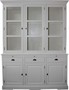 Casa Padrino Landhausstil K�chenschrank Weiss 167 x 51 x H. 219 cm - 2 Teiliger K�chenschrank 