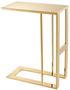 Casa Padrino Luxus Designer Edelstahl Beistelltisch Gold 45 x 23 x H. 60 cm - Designerm�bel 