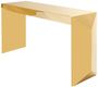 Casa Padrino Luxus Designer Konsole / Konsolentisch Gold 155 x 45 x H. 76 cm - Designerm�bel