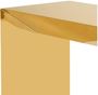 Casa Padrino Luxus Designer Konsole / Konsolentisch Gold 155 x 45 x H. 76 cm - Designerm�bel