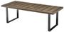 Casa Padrino Esstisch Braun / Bronze 230 x 100 x H. 75 cm - Luxus K�chentisch mit Eichenfurnier Tischplatte