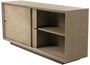 Casa Padrino Luxus Sideboard mit 2 Schiebet�ren Braun 180 x 45 x H. 80 cm - Luxus Qualit�t