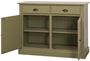 Casa Padrino Landhausstil Shabby Chic Massivholz K�chenschrank Antik Gr�n 120 x 45 x H.90 cm - K�chen Unterschrank im Landhausstil 