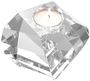 Casa Padrino Luxus Teelichthalter 13,5 x 13,5 x H. 12 cm - Kristallglas Deko Accessoires