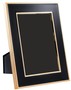 Casa Padrino Tisch-Bilderrahmen 6er Set Schwarz / Gold 17,5 x H. 23 cm - Luxus Deko Accessoires 
