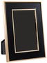 Casa Padrino Tisch-Bilderrahmen 6er Set Schwarz / Gold 15 x H. 21 cm - Luxus Deko Accessoires 