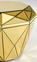 Casa Padrino Luxus Spiegelglas Beistelltisch / Hocker Gold 55 x 55 x H. 45 cm - Designerm�bel