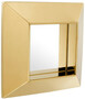 Casa Padrino Luxus Spiegel Gold 31 x 7 x H. 31 cm - Edelstahl Wandspiegel 