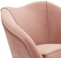 Casa Padrino Luxus Salon Sessel Rosa / Messing 85 x 77 x H. 80 cm - Luxus Kollektion