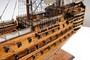 Casa Padrino Luxus Flaggschiff HMS Victory Braun / Mehrfarbig 97 x 29 x H. 83 cm - Handgefertigtes Britisches Deko Schiff Holzschiff Segelschiff