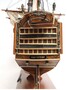 Casa Padrino Luxus Flaggschiff HMS Victory Braun / Mehrfarbig 97 x 29 x H. 83 cm - Handgefertigtes Britisches Deko Schiff Holzschiff Segelschiff