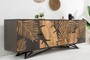 Casa Padrino Designer Kommode Sideboard 175 x 45 x H.75cm  Fernsehschrank - Handgefertigt aus massivem Mangoholz!