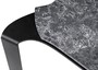 Casa Padrino Luxus Couchtisch Schwarz / Grau 75,5 x 78 x H. 32,5 cm - Designer Wohnzimmertisch mit Marmorplatte
