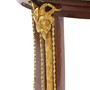 Casa Padrino Barock Luxus Beistelltisch Mahagoni / Gold H 78 x 44 cm - Beistell Tisch M�bel Louis XIV