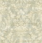 Casa Padrino Barock Papiertapete Beige / Blau - 10,00 x 0,52 m - Edle Mustertapete im Barockstil 