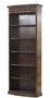 Casa Padrino Luxus Barock B�cherschrank Braun / Dunkelbraun 88 x 34 x H. 222 cm - Luxus Regalschrank im Barockstil