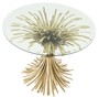 Casa Padrino Luxus Beistelltisch Antik Gold  90 x H. 70 cm - Runder Designer Beistelltisch mit abgeschrgter Tischplatte