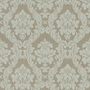 Casa Padrino Barock Textiltapete Beige / Creme / Grau / Silber - 10,05 x 0,53 m - Stofftapete im Barockstil