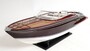Casa Padrino Luxus Holz Speedboot Mehrfarbig 94 cm - Handgefertigtes Deko Modellboot Boot