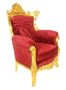 Casa Padrino Barock Wohnzimmer Set Bordeaux Samtstoff / Gold - 3er Sofa + 2 Sessel 
