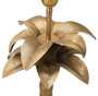 Casa Padrino Luxus Tischleuchte Vintage Messingfarben / Gr�n  45 x H. 76 cm - Wohnzimmerlampe im Palmen Design