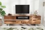 Casa Padrino  Designer Fernsehschrank Natur B.160cm x H.50cm x T.45cm - Sideboard - Kommode - Handgefertigt Massivholz!