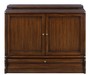 Casa Padrino Luxus Mahagoni B�cherschrank mit 2 T�ren und Schublade Dunkelbraun 86 x 47 x H. 68 cm - Luxus B�rom�bel