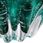 Casa Padrino Luxus Deko Sch�ssel aus mundgeblasenem Glas T�rkis  16 x H. 10 cm - Deko Accessoires