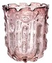 Casa Padrino Luxus Deko Glas Vase Blassrosa  20 x H. 26 cm - Designer Blumenvase  