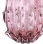 Casa Padrino Luxus Deko Glas Vase Blassrosa  24 x H. 42 cm - Designer Blumenvase 