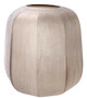 Casa Padrino Luxus Vase Sandfarben  33 x H. 32 cm - Luxus Wohnzimmer Dekoration