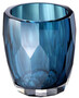 Casa Padrino Luxus Deko Glas Vase Blau  12 x H. 14 cm - Luxus Qualit�t