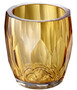 Casa Padrino Luxus Deko Glas Vase Gelb  12 x H. 14 cm - Luxus Qualit�t
