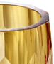 Casa Padrino Luxus Deko Glas Vase Gelb  12 x H. 14 cm - Luxus Qualit�t