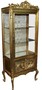 Casa Padrino Barock Vitrine  Gold / Gold - Vitrinenschrank - Wohnzimmerschrank Glasvitrine - Antik Look