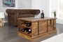 Casa Padrino Designer Bar Couchtisch  Naturfarben 100cm x 60cm x H40cm - Wohnzimmerm�bel im Landhausstil