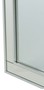 Casa Padrino Luxus Schmuckschrank Silber 40 x 9 x H. 80 cm - Spiegelschrank mit verspiegelter Schiebet�r 