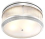 Casa Padrino Luxus Deckenleuchte Silber  40,5 x H. 18,5 cm - Runde Deckenlampe