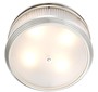 Casa Padrino Luxus Deckenleuchte Silber  40,5 x H. 18,5 cm - Runde Deckenlampe