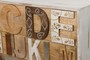 Casa Padrino Landhausstil Shabby Chic Kommode mit 12 Schubladen Antik Wei� / Mehrfarbig 115 x 40 x H. 90 cm - Landhausstil M�bel