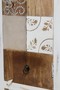 Casa Padrino Landhausstil Shabby Chic Kommode Antik Wei� / Mehrfarbig 40 x 32 x H. 90 cm - Kleiner Landhausstil Schrank mit T�r 