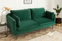 Casa Padrino Designer Wohnzimmer Sofa Grn 210 x 85 x H. 90 cm - Designer Mbel