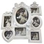 Casa Padrino Barock 7er Bilderrahmen Wei� 30 x 5 x H. 31 cm - Deko Accessoires im Barockstil