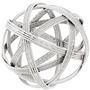 Casa Padrino Designer Edelstahl Kugeln Silber - Luxus Schreibtisch Deko