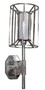 Casa Padrino Luxus Wandleuchte Silber / Wei� 24 x 24 x H. 52 cm - Hotel & Restaurant Wandlampe  