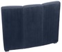 Casa Padrino Luxus Samt Couch Mitternachtsblau 109 x 95 x H. 83,5 cm - Gebogenes & Erweiterbares Luxus Wohnzimmer Sofa 