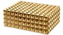 Casa Padrino Luxus Schmuckschatulle / Schmuckkasten mit Deckel Gold 28 x 21 x H. 10 cm - Luxus Accessoires