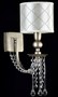 Casa Padrino Barock Kristall Wandleuchte Antik Gold / Beige 14 x 24 x H. 38 cm - Wandlampe im Barockstil